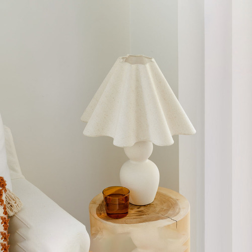 Mila Ceramic shops White Marble Table Lamp